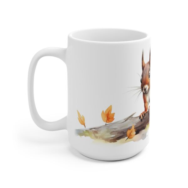 Eichhörnchen Aquarell Tasse – Verspielte Waldtier Tasse für Naturfreunde und Tierliebhaber