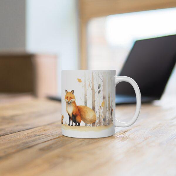 Aquarell Fuchs Kaffeetasse – Ideales Geschenk für Kinder und Familien