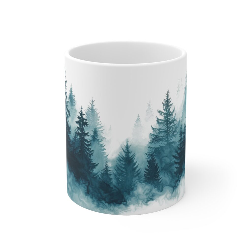 Tannenbaum Keramikbecher - Weihnachtsbecher f&uuml;r die festliche Saison