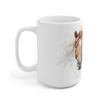 Aquarell Pferde Tasse – Kreatives Geschenk für Pferdefans