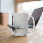 Weiße Meerschweinchen Aquarell Tasse – Perfektes Geschenk für Tierliebhaber