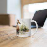 Enten Aquarell Tasse - Farbige Becher für Natur- und Vogelliebhaber