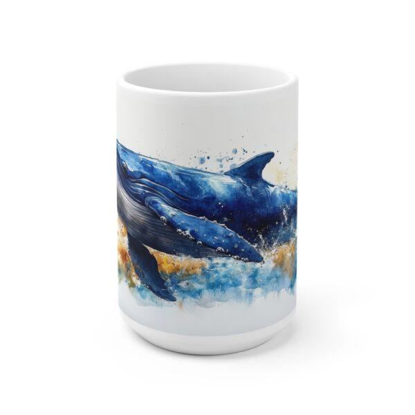 Aquarell Wal-Tasse - Kaffeetasse für Ozeanliebhaber