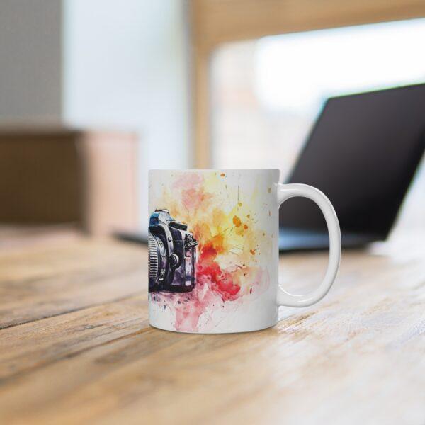 DSLR Kamera Aquarell Tasse - Becher für Fotografen & Kunstliebhaber