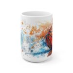 Basketball Aquarell Tasse - Stylischer Becher für Basketballfans und Sportliebhaber