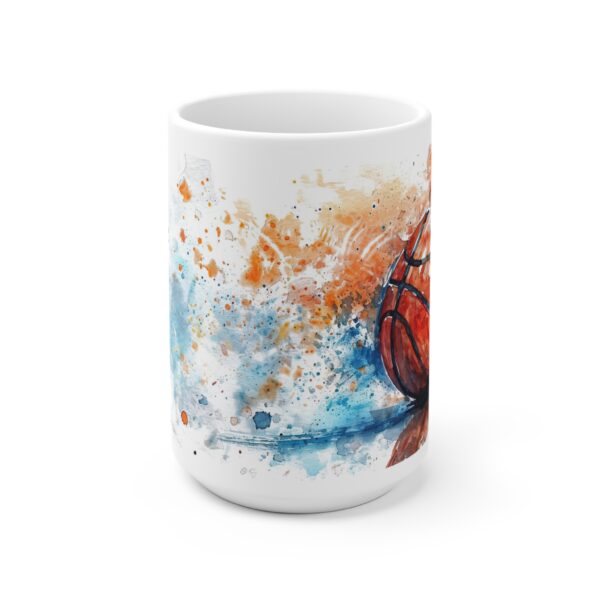 Basketball Aquarell Tasse - Stylischer Becher für Basketballfans und Sportliebhaber