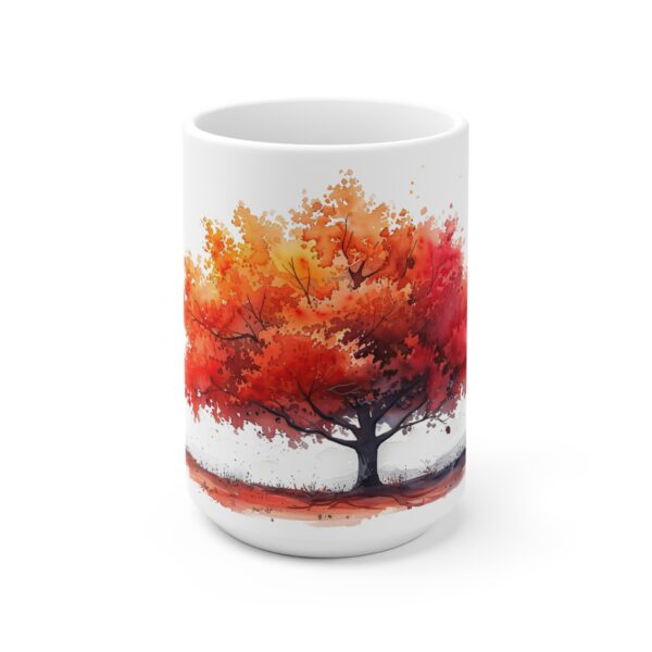 Herbst Ahorn Aquarell Keramik Becher - Ideal für kreative Genussmomente