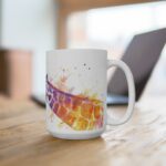 Aquarell Giraffe Keramik Tasse - Tierkunst für Ihr Zuhause