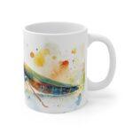 Gottesanbeterin Aquarell Tasse – Insekten-Design für Naturliebhaber