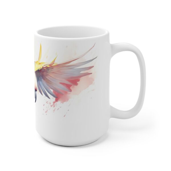 Kreative Kaffee Tasse mit Aquarell Kakadu – Ideales Geschenk für Vogelliebhaber