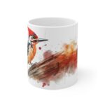 Specht Vogel Aquarell Becher - Einzigartiges Design für Naturliebhaber