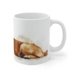 Keramiktasse mit Labrador Aquarellmotiv – Hochwertiger Becher für Tierliebhaber