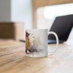 Weiße Meerschweinchen Aquarell Tasse | Ideales Geschenk für Tierliebhaber und Haustierfreunde