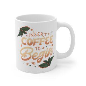 "Motivierende Kaffeetasse mit inspirierendem Spruch - Ideal für Kaffeeliebhaber und das Büro"