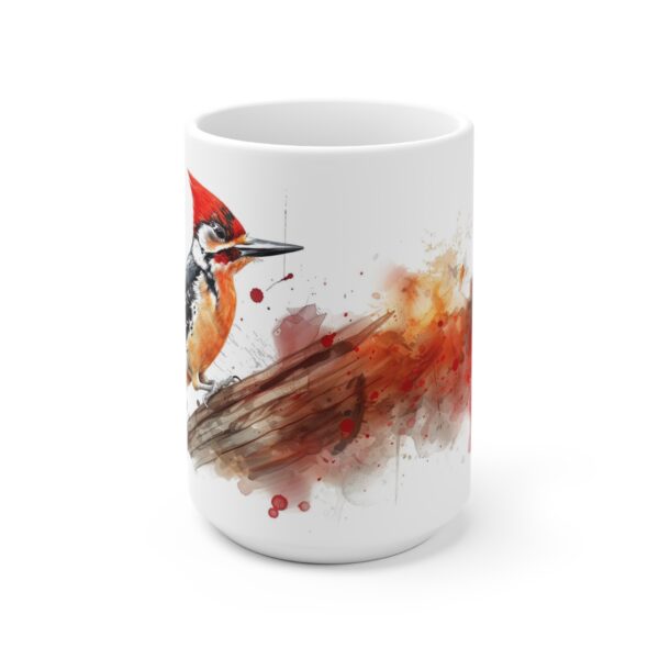 Specht Vogel Aquarell Becher - Einzigartiges Design für Naturliebhaber