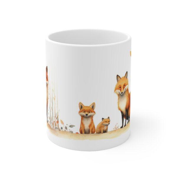 Aquarell Fuchs Kaffeetasse – Ideales Geschenk für Kinder und Familien