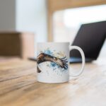 Fischadler Aquarell Becher aus Keramik - Stilvolles Design für Vogel-Liebhaber