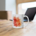 Italienflagge Aquarell Tasse – Becher für Italien-Liebhaber mit Nationalfarben-Design