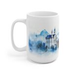 Weiße Tasse mit Neuschwanstein Motiv – Perfektes Geschenk für Reisefreunde und Wanderlustige