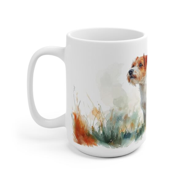 Keramiktasse Jack Russell Terrier im Aquarell-Stil – Hochwertiger Becher für Hunde-Liebhaber