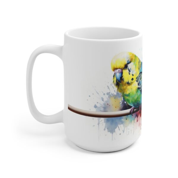 Wellensittich Tasse im Aquarell Design für Vogelliebhaber und Naturfreunde