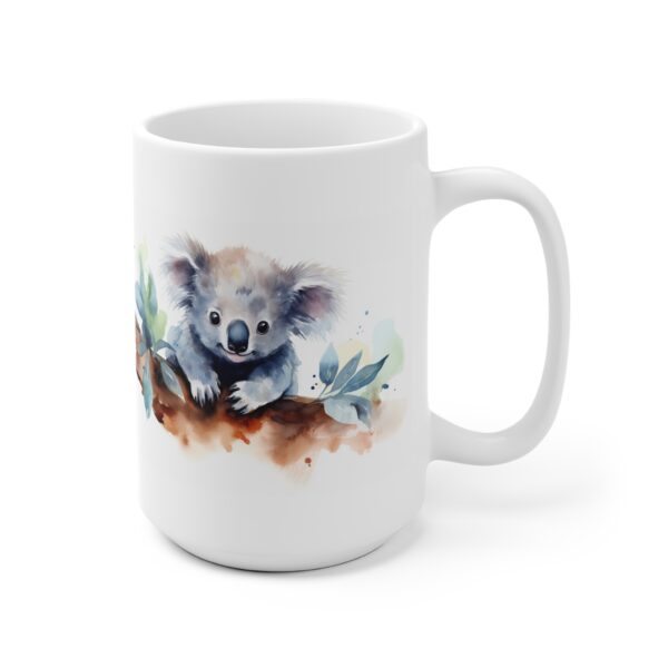 Weiße Keramik Tasse mit Koalabär - Perfekte Kinder-Tasse mit Aquarell-Motiv