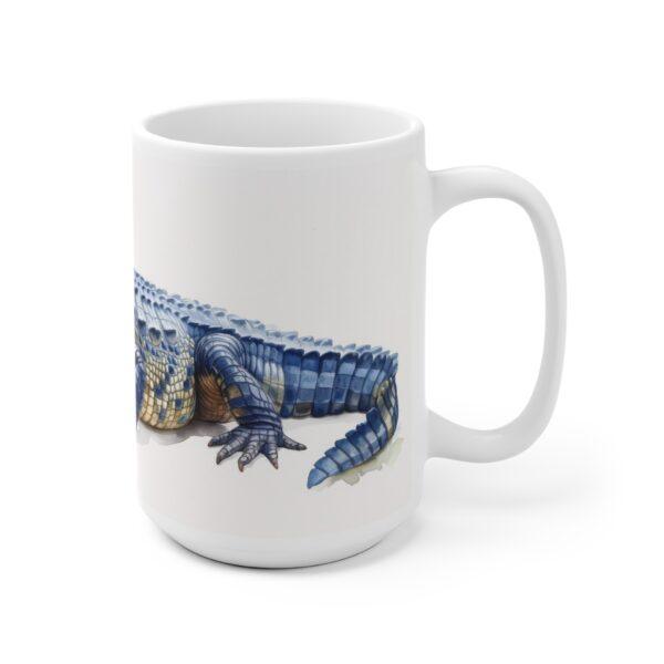 Krokodil Aquarell Tasse - Wildtier Design Becher für Tierliebhaber und Abenteurer