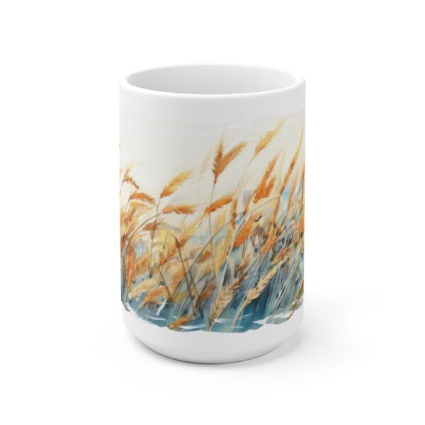 Aquarell Tasse mit Landschafts-Motiv – Ideales Geschenk für Natur- und Landwirtschaftsfreunde