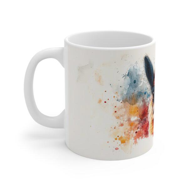 Lustige Lama Kaffeetasse – Aquarell-Design für Tier- und Naturfreunde