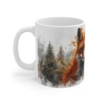 Aquarell Fuchs Tasse - Charmantes Keramikdesign für jeden Anlass