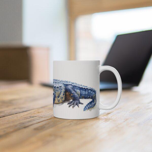 Krokodil Aquarell Tasse - Wildtier Design Becher für Tierliebhaber und Abenteurer