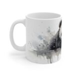 Weiße Keramiktasse mit Pandabär im Aquarell-Stil – Ideal für Tierliebhaber