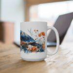 Aquarell Meeresschildkröte Tasse – Ozean Kaffeetasse für Tierliebhaber