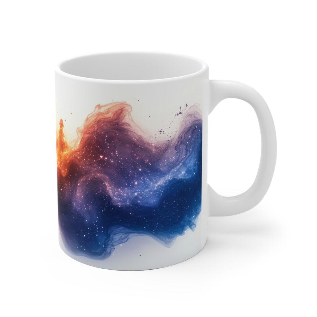 Galaxie-Motiv Kaffeetasse &ndash; Einzigartiges Geschenk f&uuml;r Weltraum- und Astronomie-Liebhaber