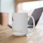 Aquarell Rehkitz Tasse aus Keramik – Charmantes Design für Liebhaber von Naturmotiven