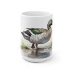 Aquarell Ente Tasse - Stilvoller Becher für Vogelliebhaber und Naturfreunde