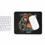 Tiger Portrait Mauspad – Rutschfestes Aquarell-Design für Hobby und Büro