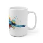 Wellensittich Tasse im Aquarell Design für Vogelliebhaber und Naturfreunde