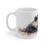 Aquarell Dachs Tasse - Keramik Tasse als Geschenkidee