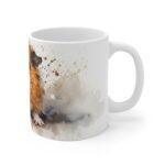 Weiße Meerschweinchen Aquarell Tasse | Ideales Geschenk für Tierliebhaber und Haustierfreunde