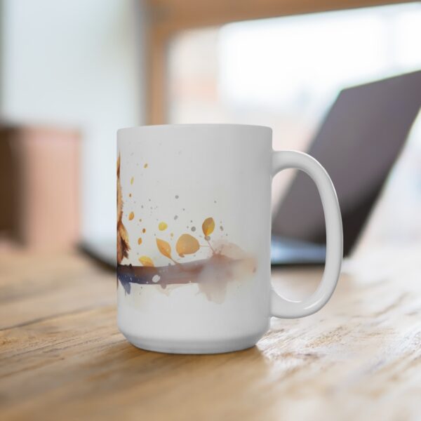 Eulen Aquarell Kinder-Tasse – Süßer Eulenbecher für kleine Naturfreunde