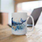 Aquarell Wal-Tasse - Kaffeetasse für Ozeanliebhaber