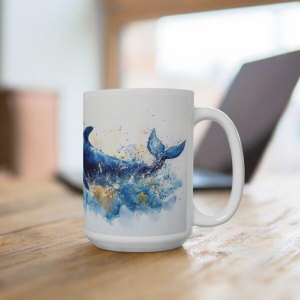 Aquarell Wal-Tasse - Kaffeetasse für Ozeanliebhaber