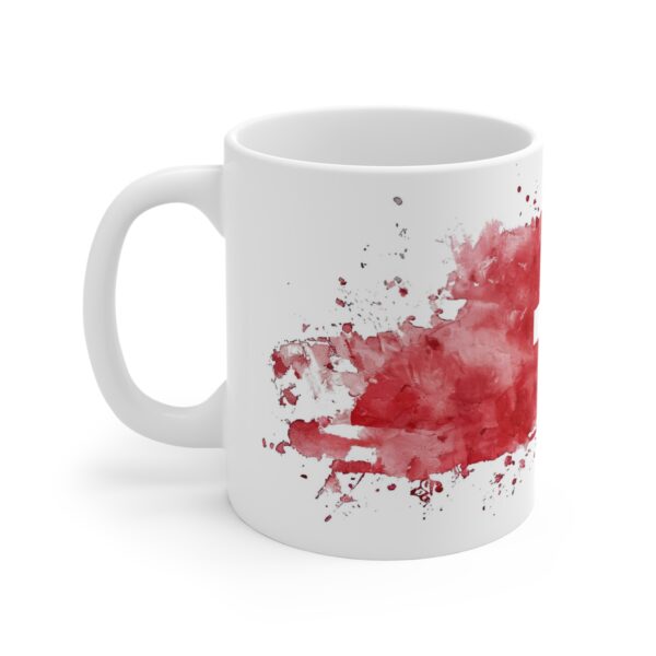 Schweizer Flagge Aquarell Tasse - Becher für Schweiz-Liebhaber und Patrioten