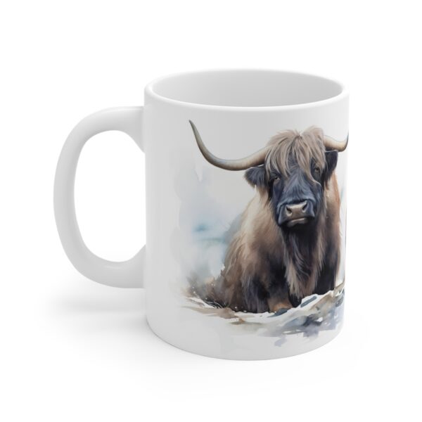 Majestätische Yak Aquarell Tasse – Becher für Naturliebhaber und Wildnisfreunde