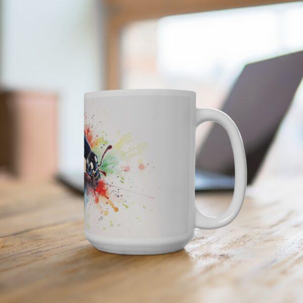 Marienkäfer Aquarell Tasse - Niedlicher Becher für Natur- und Gartenliebhaber