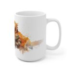 Weiße Keramiktasse im Aquarell-Stil - Ideal für Reptilienfans und als Geschenk