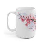 Kirschblüten Aquarell Tasse - Frühlingshaftes Design für Blumenliebhaber und Romantiker