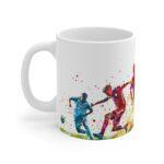 Fußball Aquarell Tasse - Becher für Sportfans und Fußballliebhaber