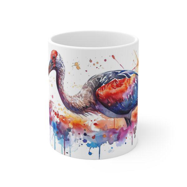 Ibis Vogel Aquarell Keramik Becher - Elegante Tasse für jeden Anlass